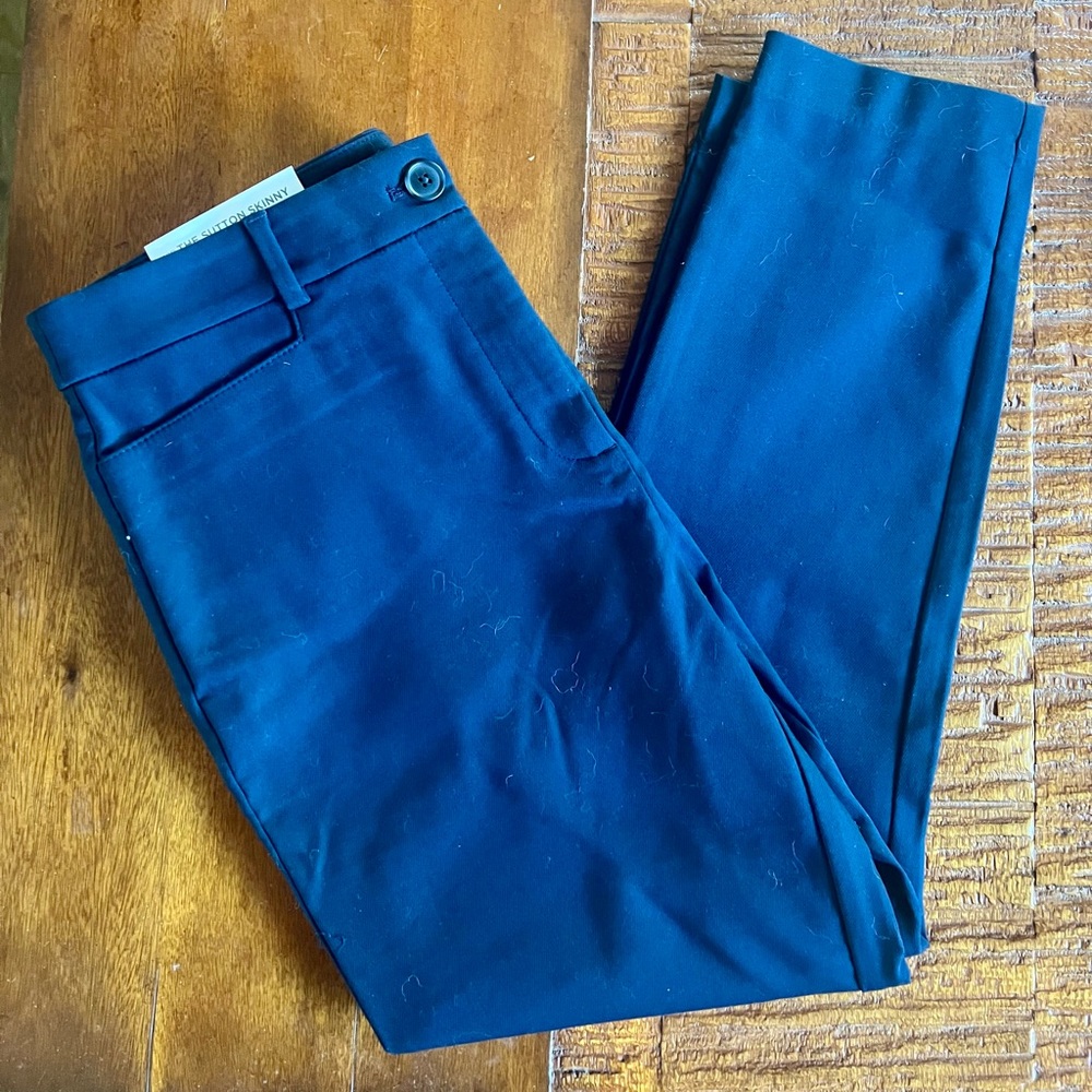 Loft Women’s Size 12P “The Sutton Skinny” Curvy, Navy Blue - Brand New w/ Tags!